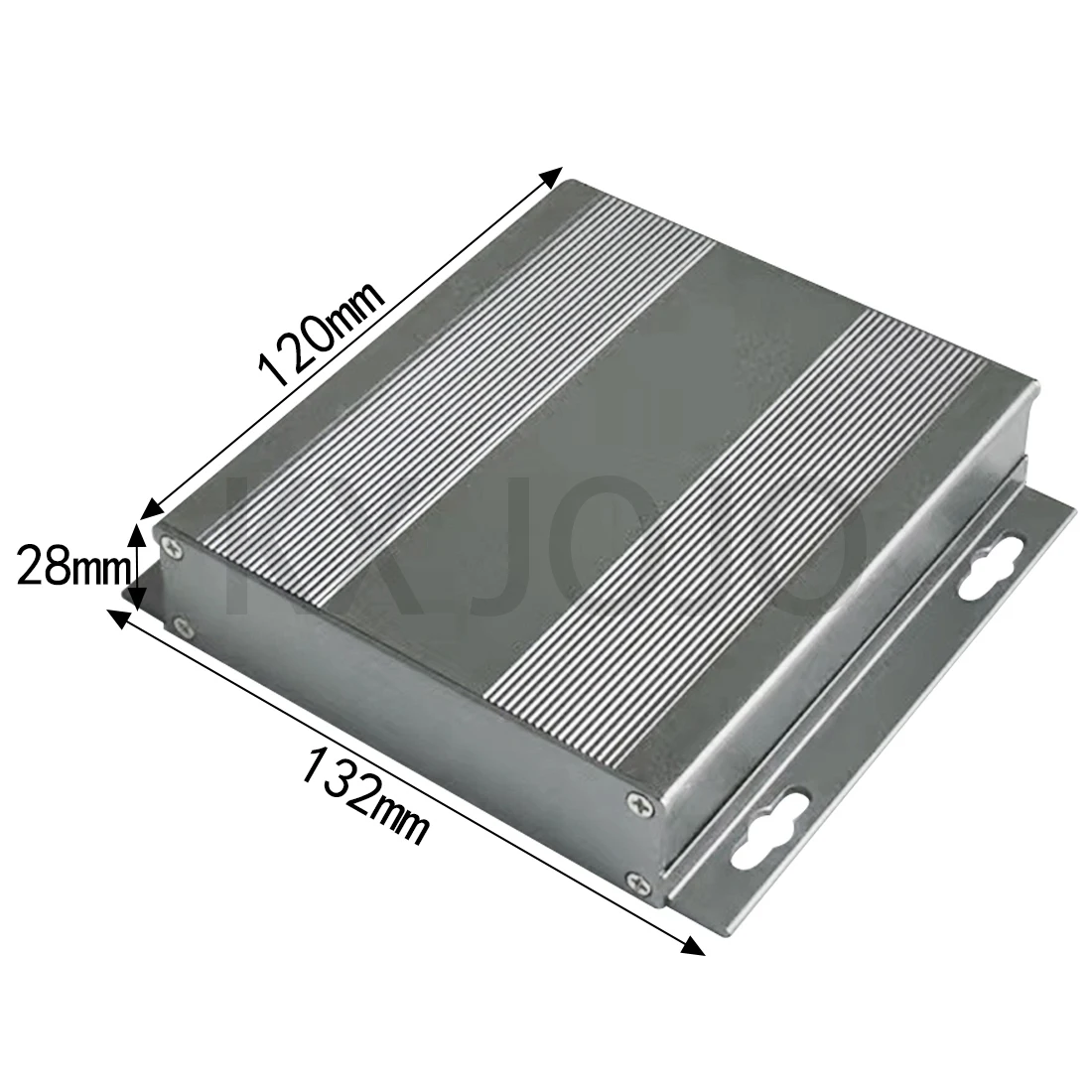 

Aluminum Enclosure 132*28*120mm Split Waterproof Box With Ear Grey Case Electronic Box Power Instrument