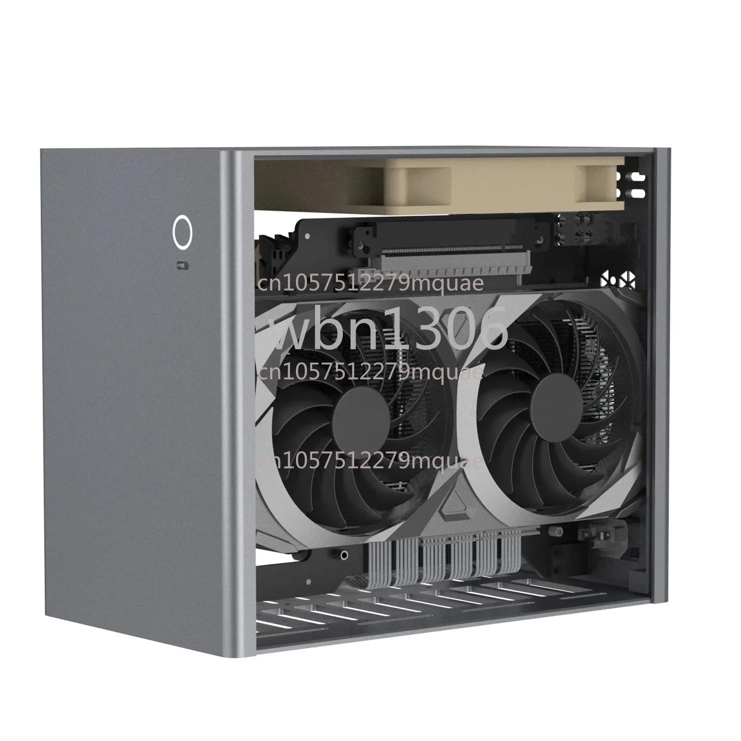 [2024 -V2 Version] A2 Aluminum Alloy Itx 1U Small Chassis, Desktop Mini Host A4 Chassis