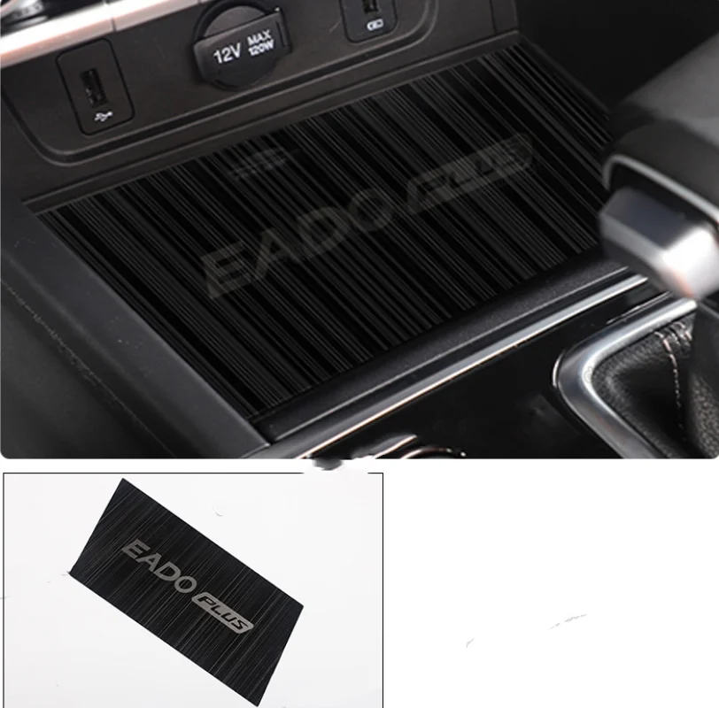 For Changan Eado Plus 2020 2021  2022 2023 Accessories Stainless Steel Car Center Control Storage Panel Sticker Trims