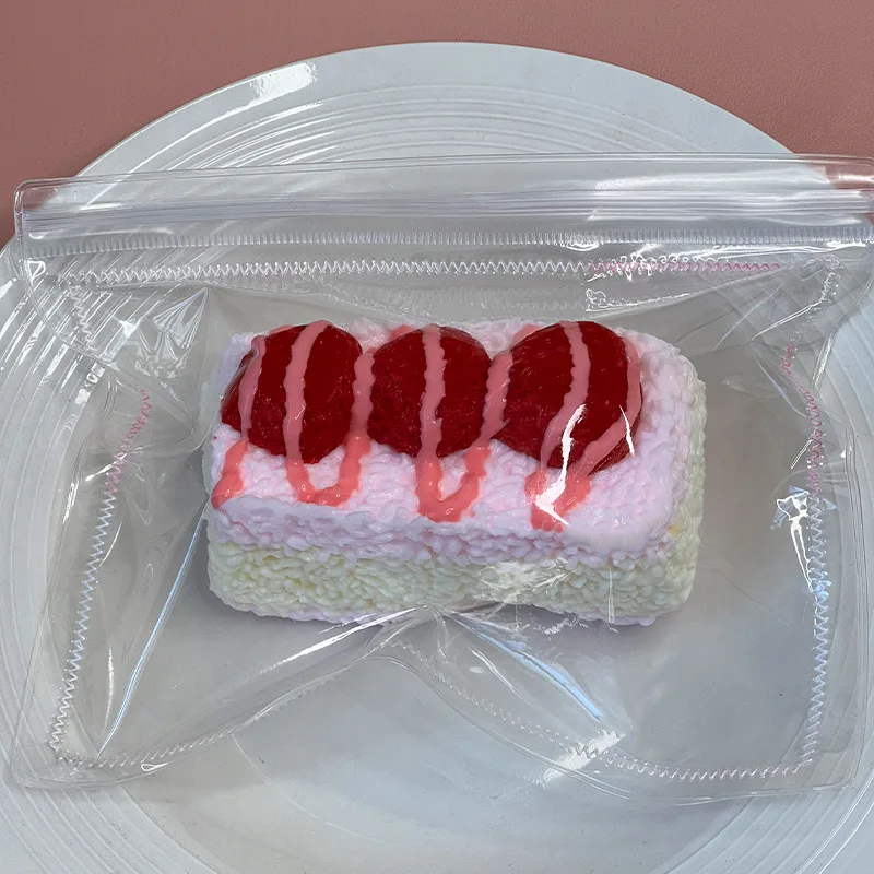 ZOCO 安全と環境保護 ケーキ型シリコン製ピンチ玩具 握るおもちゃ フィジェットトイ ストレス解消ギフト