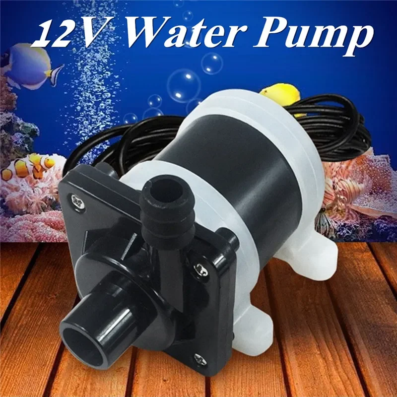 Super Quiet JT-750 DC Brushless Motor 12V 700L/H Mini Submersible Pump Circulation Solar Water Pump High Lift