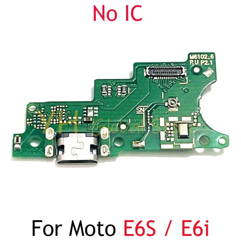 For Motorola Moto E6S E6i USB Charging Dock Connector Port Board Flex Cable Repair Parts