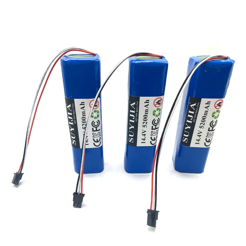 New 14.4V 18650 5200mAh Rechargeable Li-ion Battery for Neabot Q11 Robotic Vacuum Cleaner Replacement Accessories