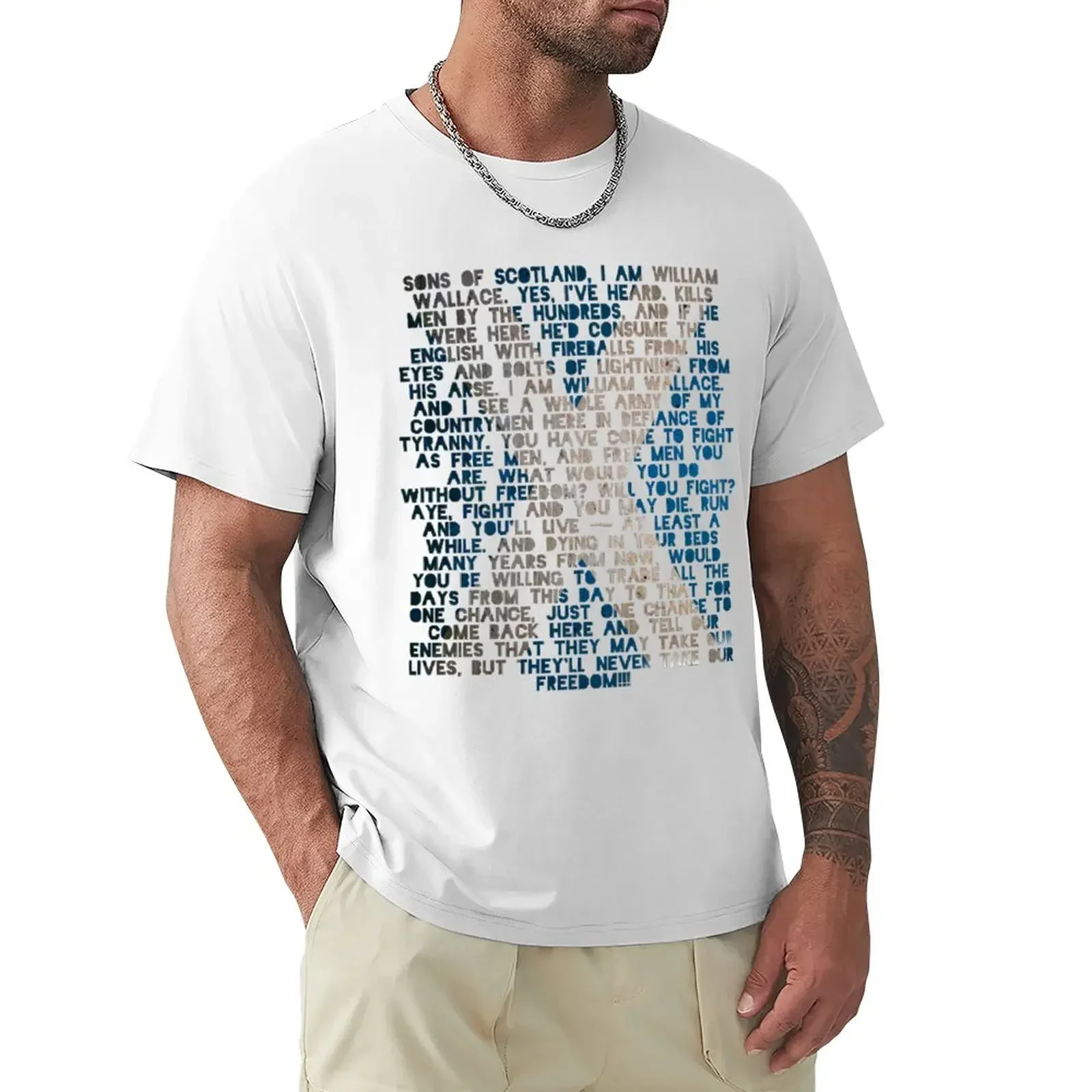 Braveheart T-Shirt tees anime tshirt mens vintage t shirts