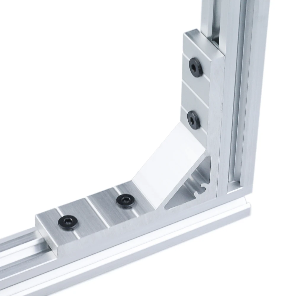 4Pcs 78x78mm 90 Degree Corner Bracket Joint Enhanced Angle Connector for 2020 3030 4040 4545 5050 6060 8080 Aluminum Profile view 6