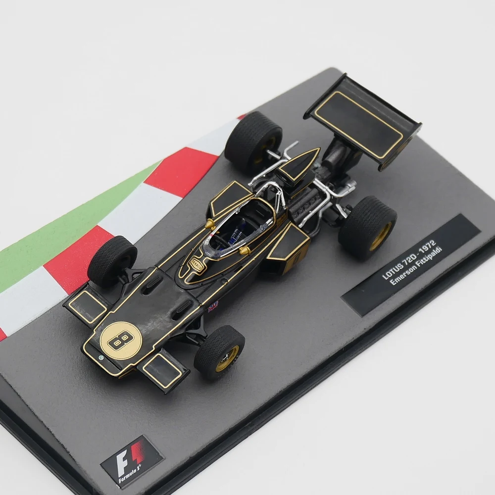 Ixo 1:43 Racing Emerson Fittipaldi 1972 Lotus 72D Diecast Car Model Metal Toy Vehicle