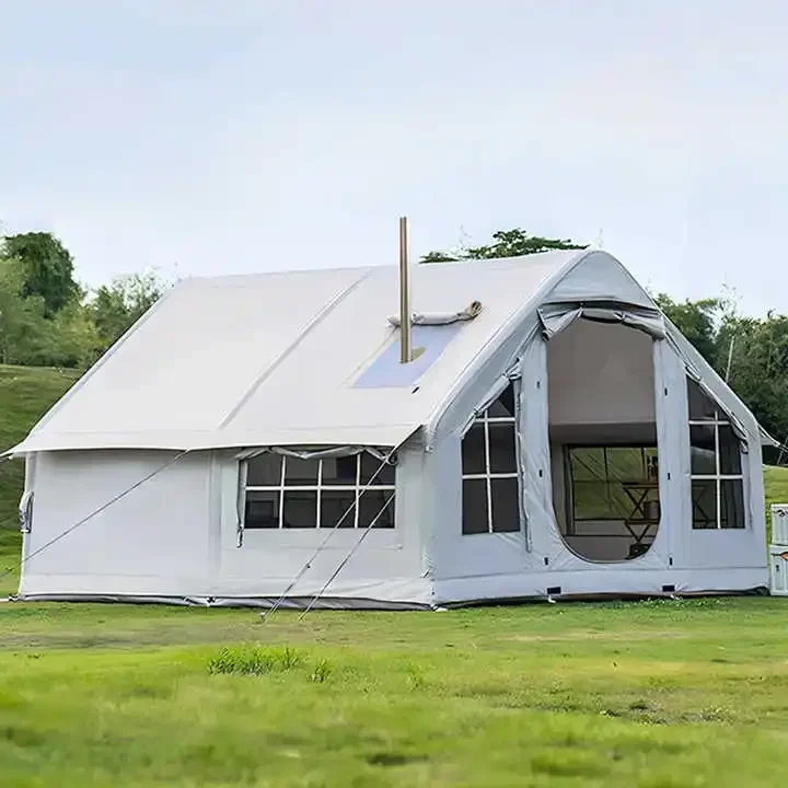 

4 Season Portable Inflatable Camping Tent Quick Open Family-Friendly Design