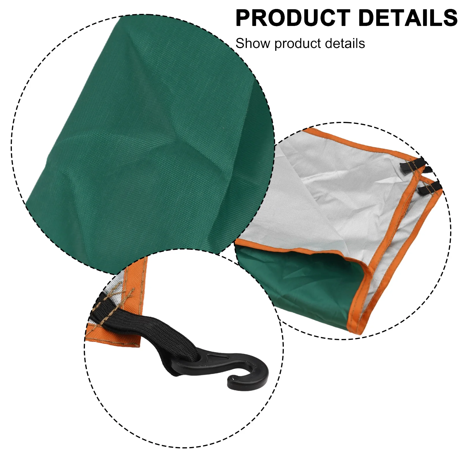 Tent Tarp Cover Sun Shelter Rainproof Tent Cover WaterproofTent Head Cloth Cover Tent Head Cloth Cover