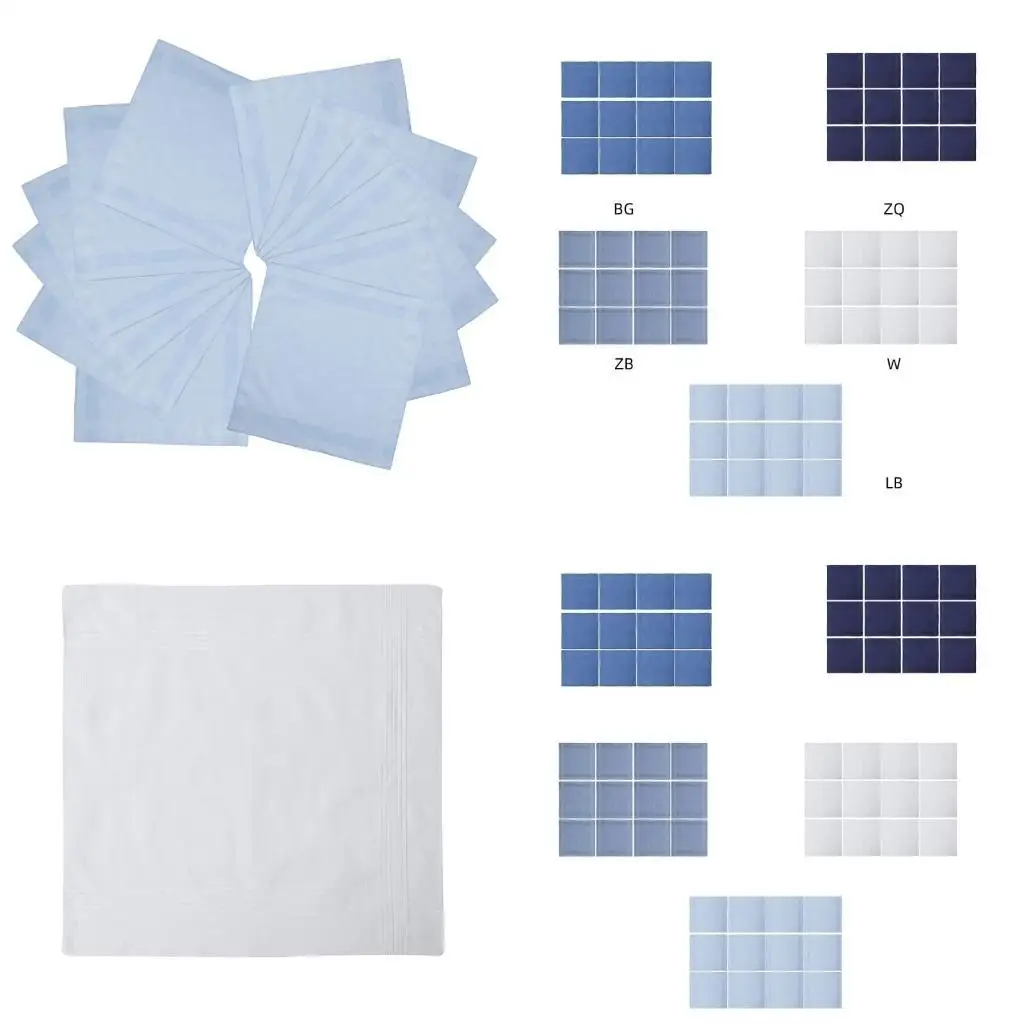 39bd Cotton Plain Saputen Untuk Semua Usia Besar Besar Handuk Handuk Facecloth Wanita Pria Bisnis Keringat Handuk Saku Square