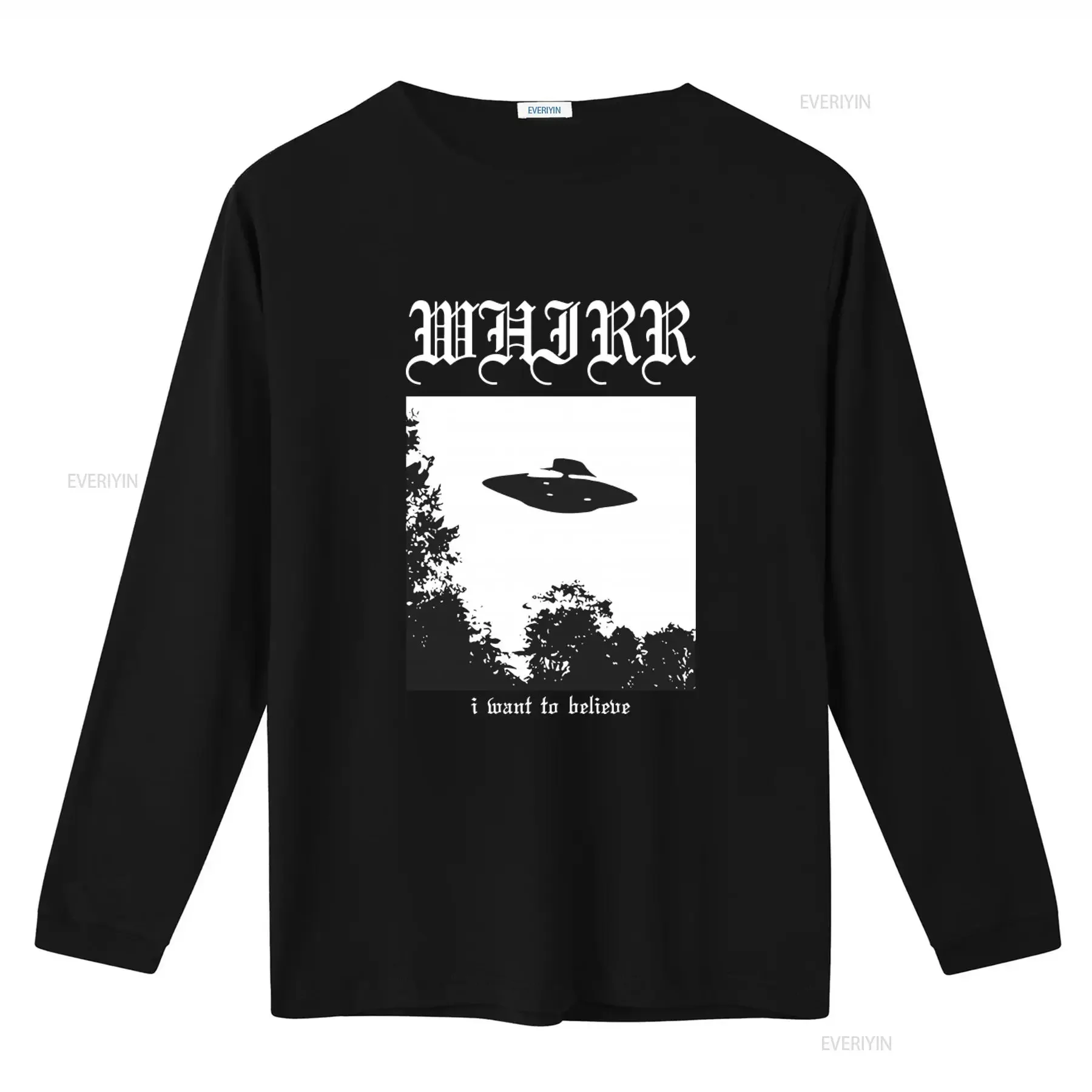Whirr I Want To Believe Album Cotton T Shirt UFO Print For Fan S 5XL vintage Washed graphic streetwear Stylish Comfortable