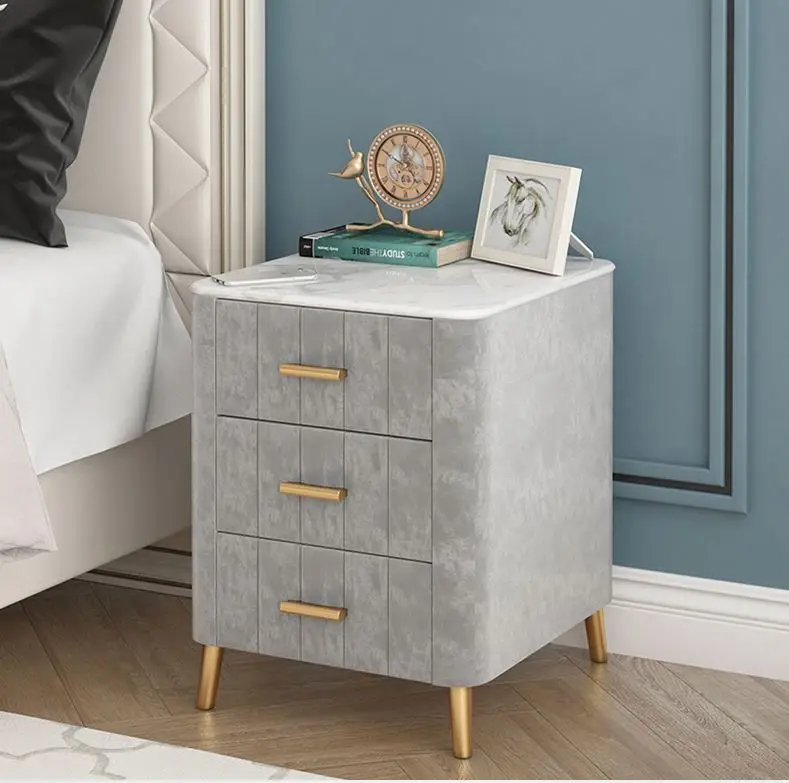 

Industrial Knock Down Furniture Vintage Metal Wood Nightstand Bedside Tables For Bedroom