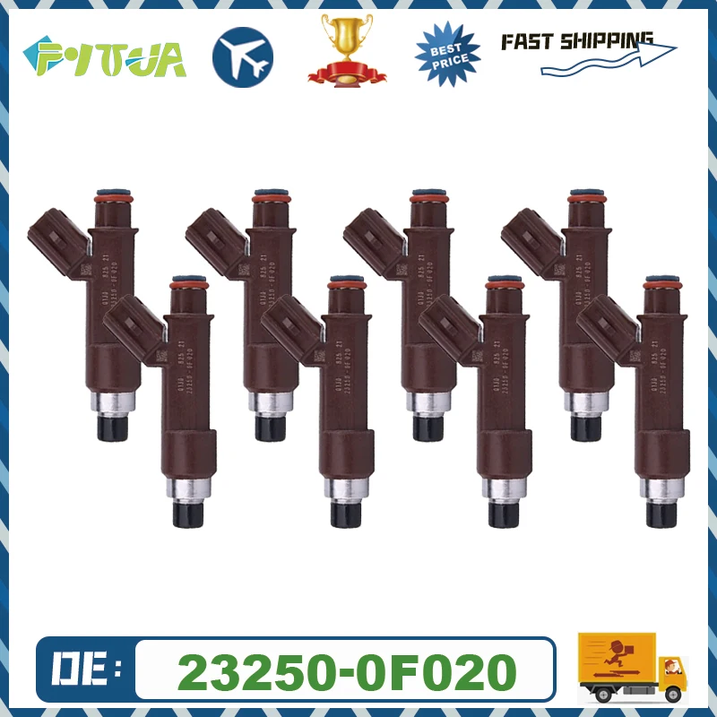 

8pcs Fuel injector 23250-0F020 Nozzle For Tundra 4Runner Sequoia 23209-0F020 Good Quality Injection
