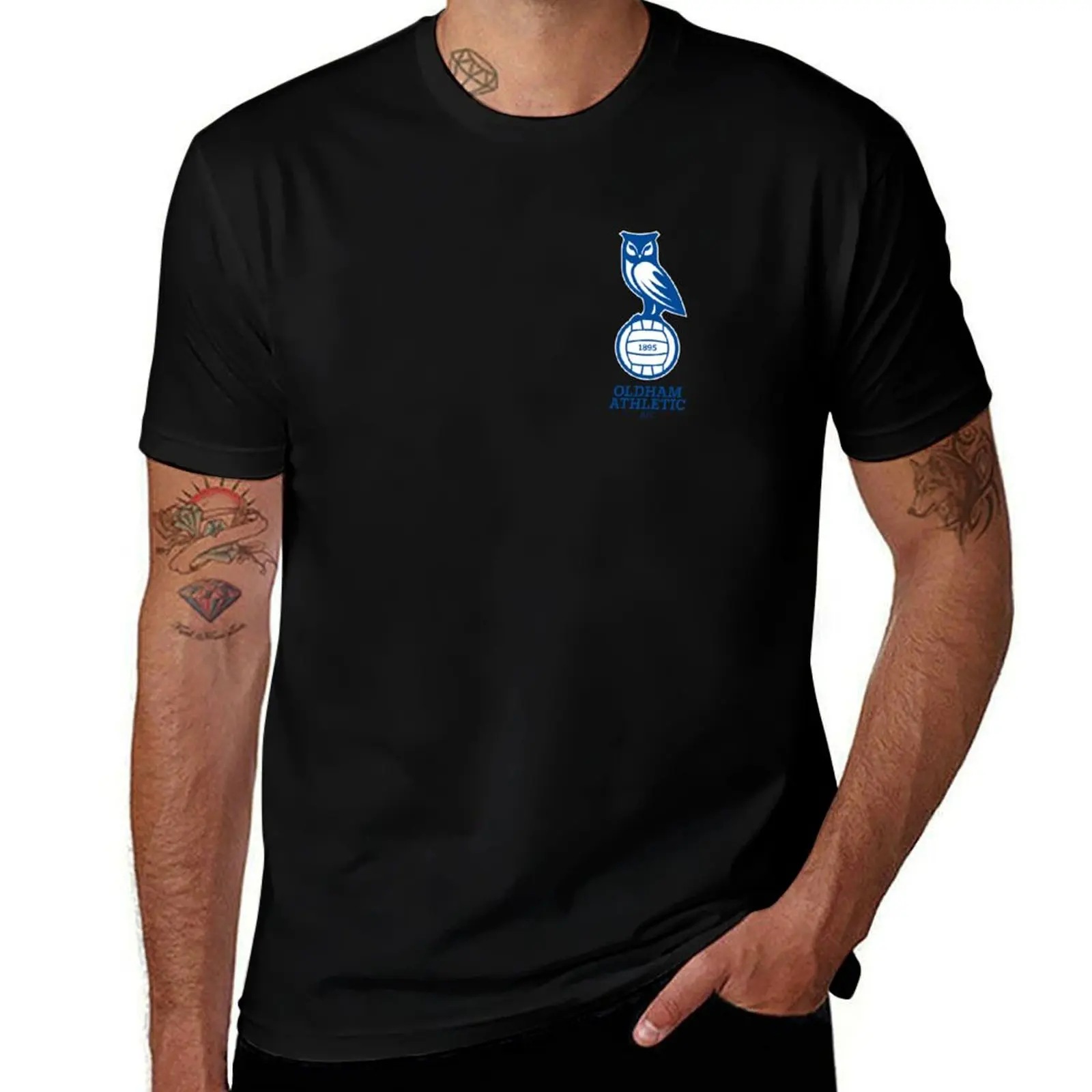 

Oldham Athletic Badge T-Shirt aesthetic clothes Anime t-shirt graphics mens designer clothes
