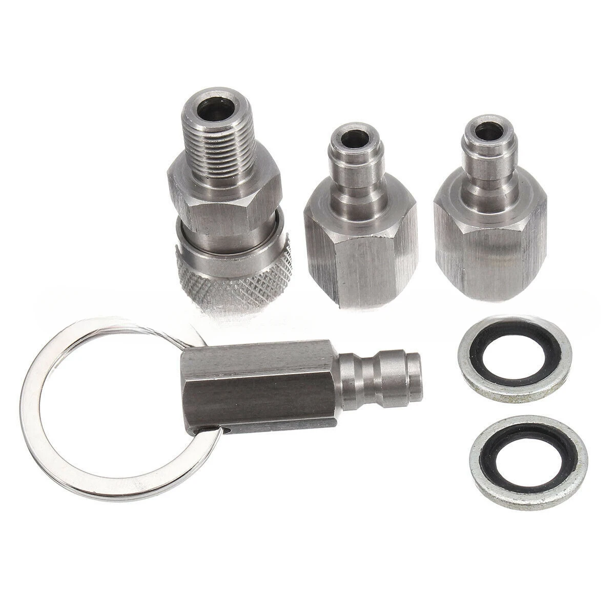 8Mm quick inflation connector combination + pressure test plug G1/8 1/8BSPP