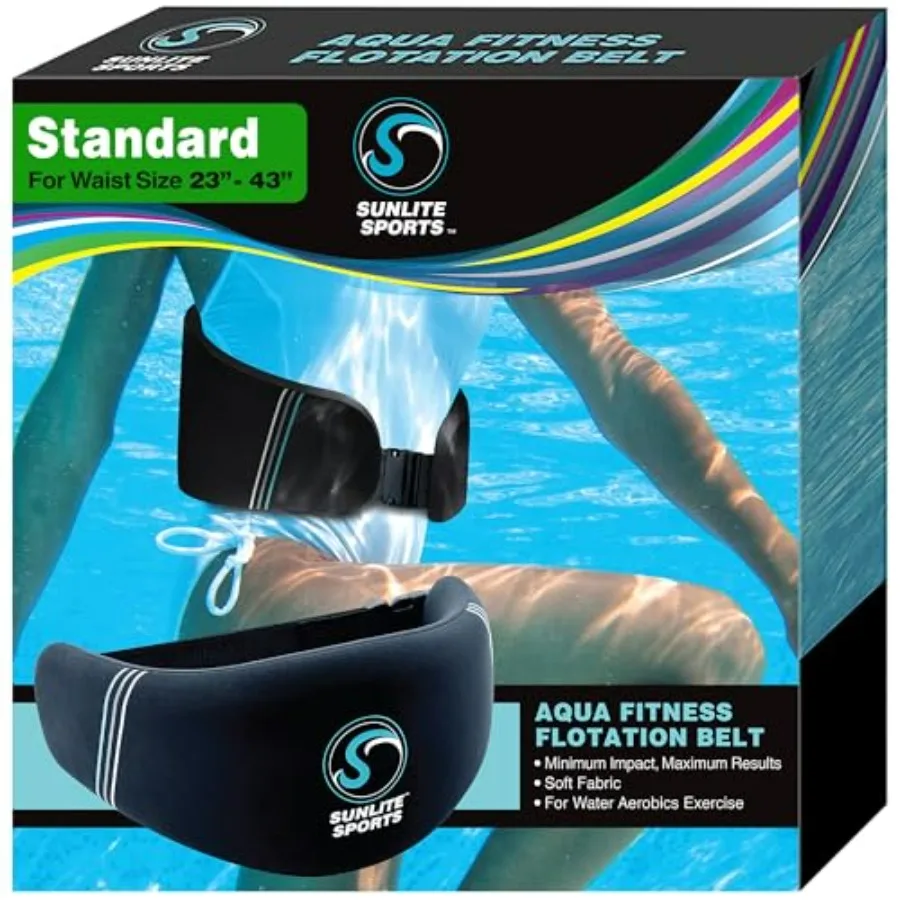 

AquaFitness Deluxe Flotation Swimming Belt - Water Aerobics Equipment for Pool, Low-Impact Workout