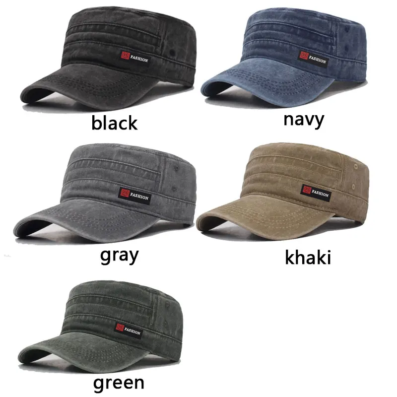 Moda bawełna Vintage mężczyźni czapki wojskowe kobiety stałe Gorras czapki kapelusze dla kobiet płasko zakończony kości regulowany kobieta armia