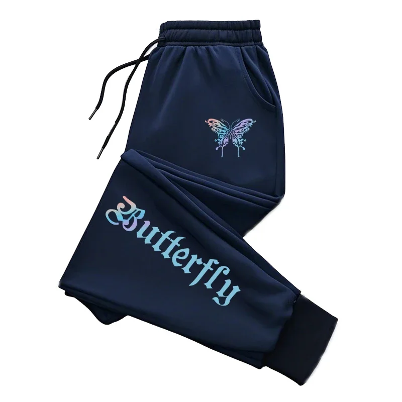 Versatile Women's Sweatpants Casual Elastic Waist Sports Baggy Pants Outdoors Jogging Trousers Autumn Winter Fashion Sportswear