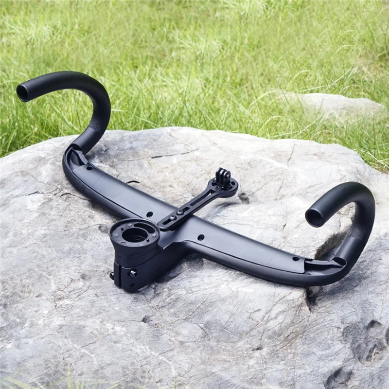 -A25M مقود دراجة الطريق من الألومنيوم 23.8 مم متكامل 400 مم ملحقات ركوب الدراجات خفيفة الوزن