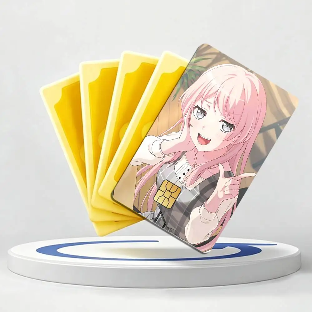 MyGo Anon C-Chihaya Official Art Card Stickers for Bank Access Protective Waterproof Film Cover Sticker Gift