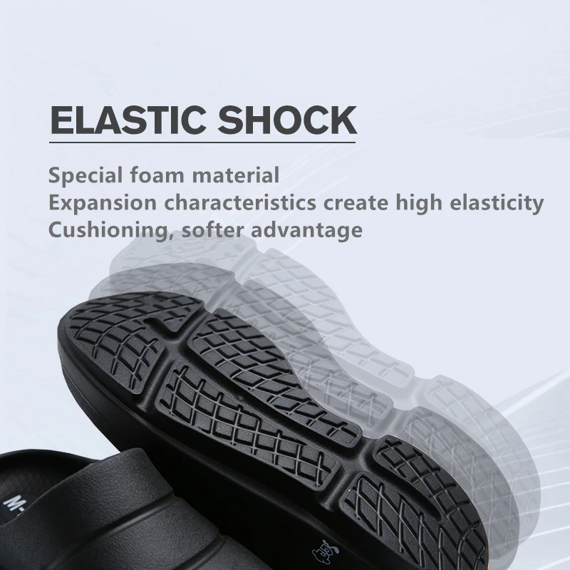 High-Elastic Damping Kitchen Work Shoes Waterproof Oil-Proof Casual Chef Shoes Non-slip Safety Shoes Flat Sandals Big Size 35-46