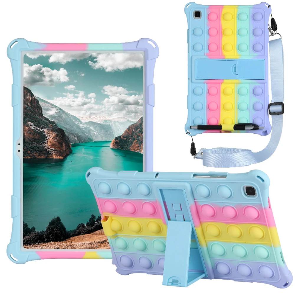 Custodia per bambini per Samsung Galaxy Tab A9 Plus A9+ A7 Lite 8.7 SM-T220 T225 S5e S6 lite S7 S8 A7 10.4 T500 A8 10.5 X200 Tablet