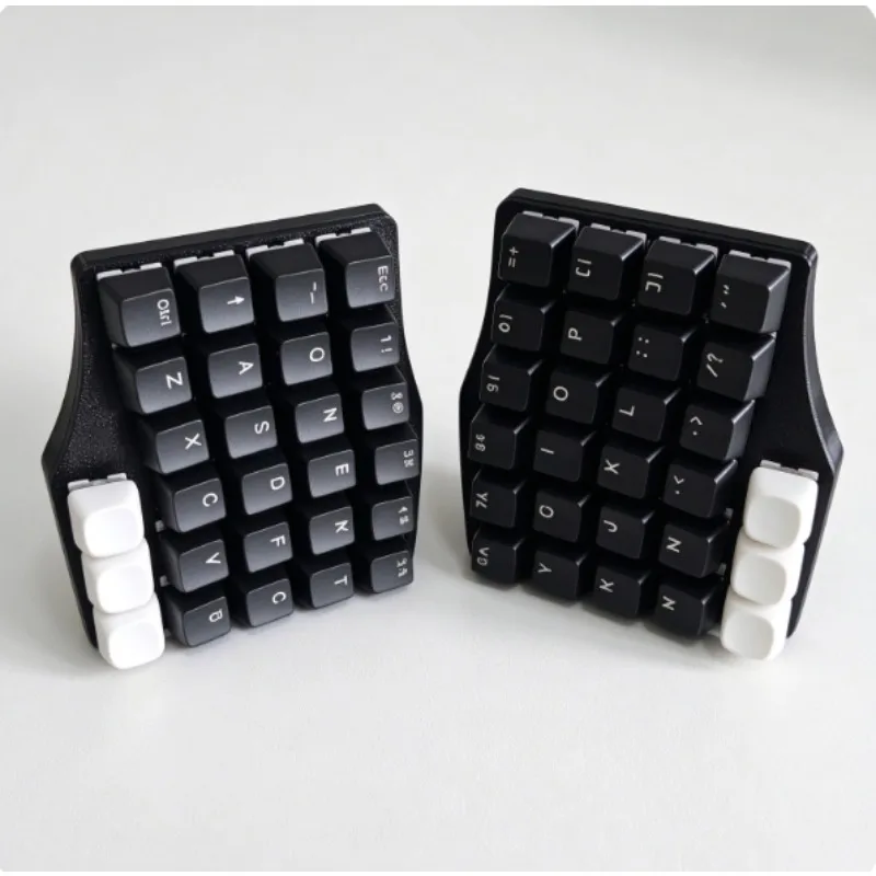 Customized Dolphin54 Ergonomic Split Mechanical Keyboard Type-C Wired Single-mode Hot Swappable Office Keyboard