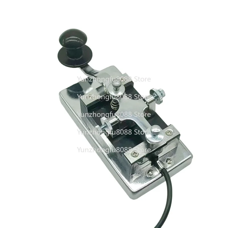 

K4 Сверхмощный коротковолновый радиоприемник по часовой стрелке, тяжелый ключ с кодом Морзе, штекер 3,5 мм