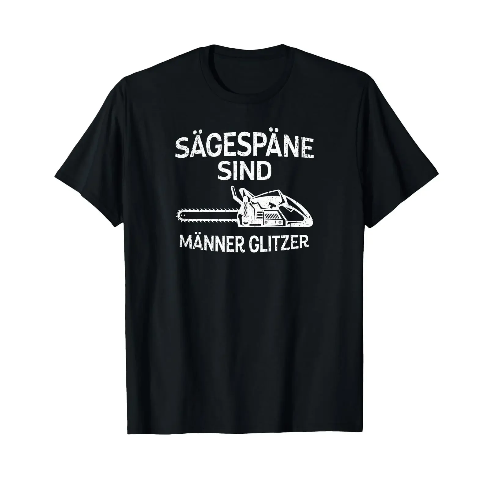 Sawdust is men glitter saw chainsaw lumberjack t shirt vintage Washed Versatile Breathable Stylish graphic Unisex
