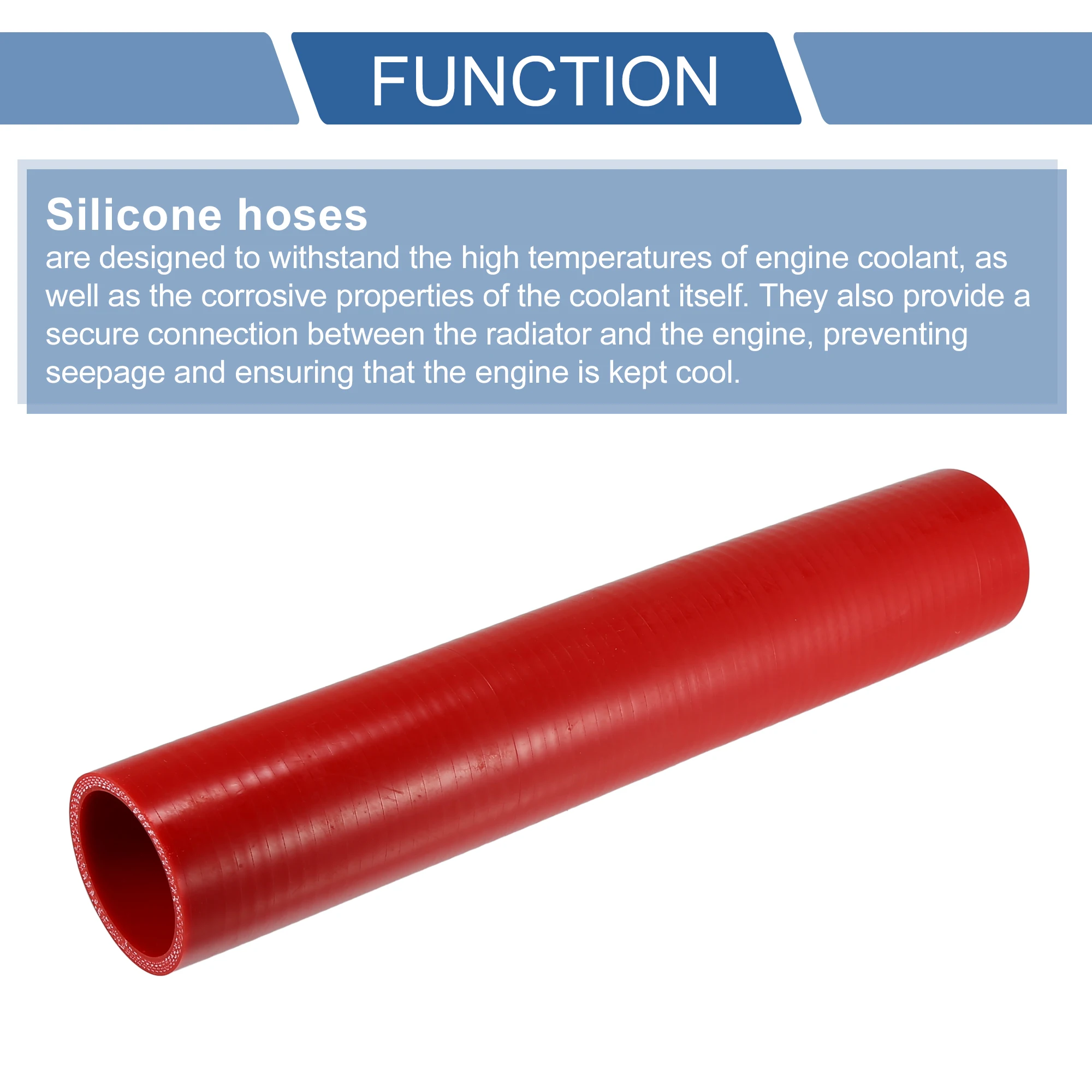 Uxcell-خرطوم تبريد شامل ، أحمر ، 0 درجة ، 22 ، 28 سيارة ، 35 ، 40 ، 50 ، 54 ، 60 ، 68 ، 70 ،