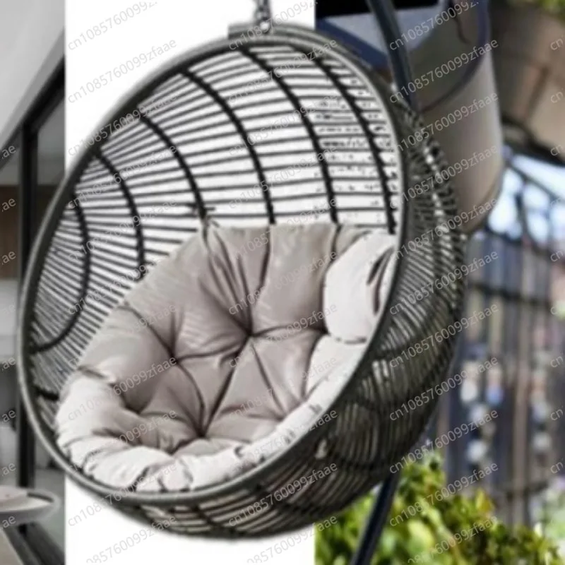 Hanging Chair Outdoor Swing Chair Patio Balcony Rattan Chair Bird's Nest Cradle