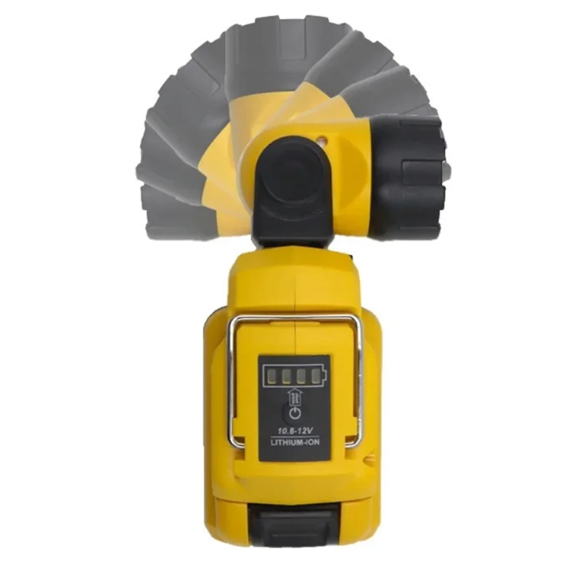 ABFY-Rotatable Torch Lamps LED Work Light Rechargeable Li- Battery  10.8V-12V DCB124