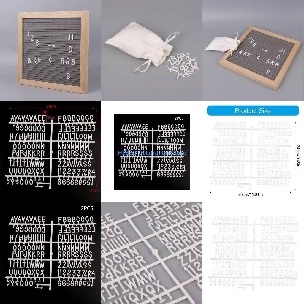 B0KC Numbers Characters for Changeable Felt Letter Board Message Boards Words Office Home Decoration Accessories