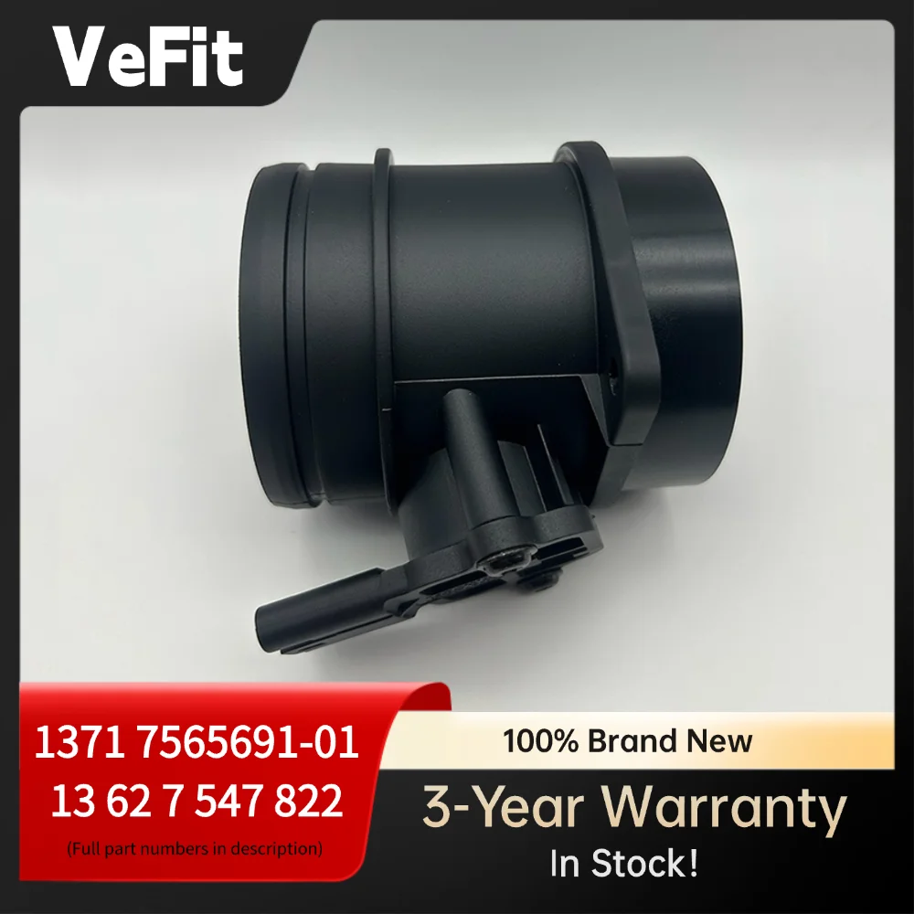 High-Quality Air Flow/Mass Sensor 13717565691 13627547822 for BMW 1 Series 3 Series X1 (E8x E9x E84) 1.6L 2.0L Engine 2005-2015
