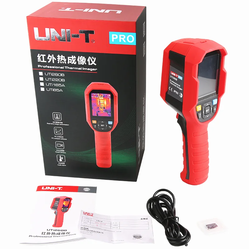 UNI-T UTi260B Handheld Infrared Thermal Imager With Thermal Camera Lens Resolution 256 x 192 With IP65 (Including Battery)