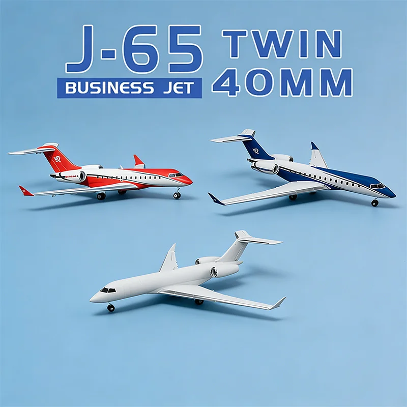 

XFly Twin 40mm J65 Business Jet Electric RC Fixed Wing Model Airplane Remote Control Aircraft For Outdoor Flight RC Hobbyists