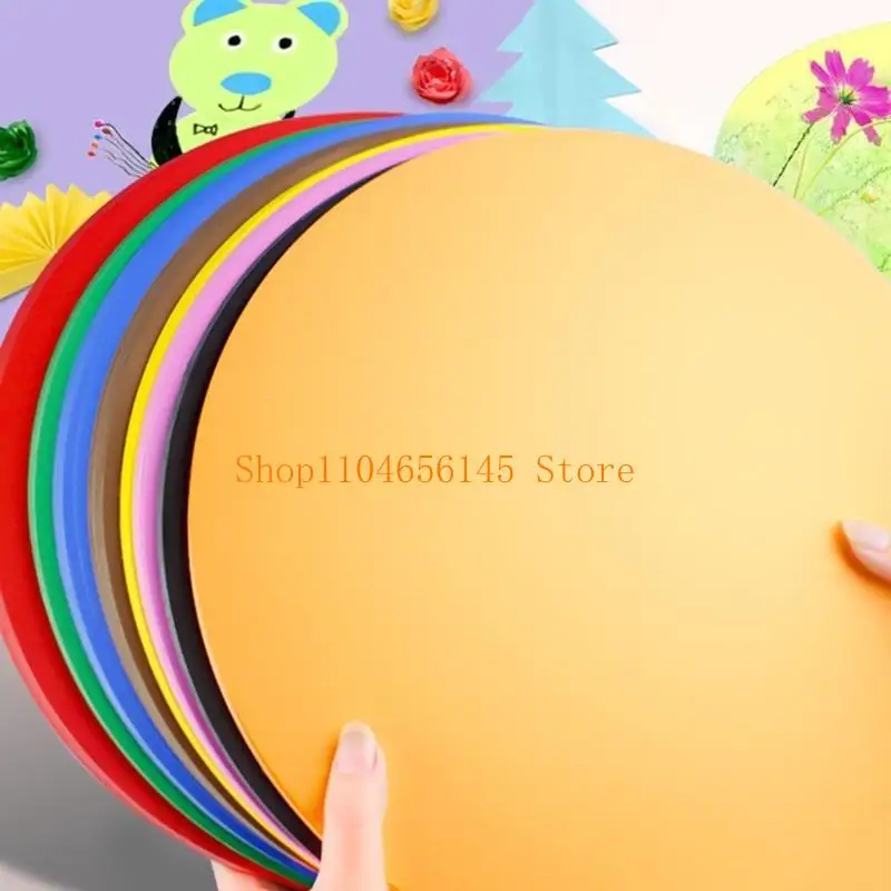 5AsD Grandes círculos 13 polegadas 20 Round Cutouts Papel, cores variadas artesanato DIY