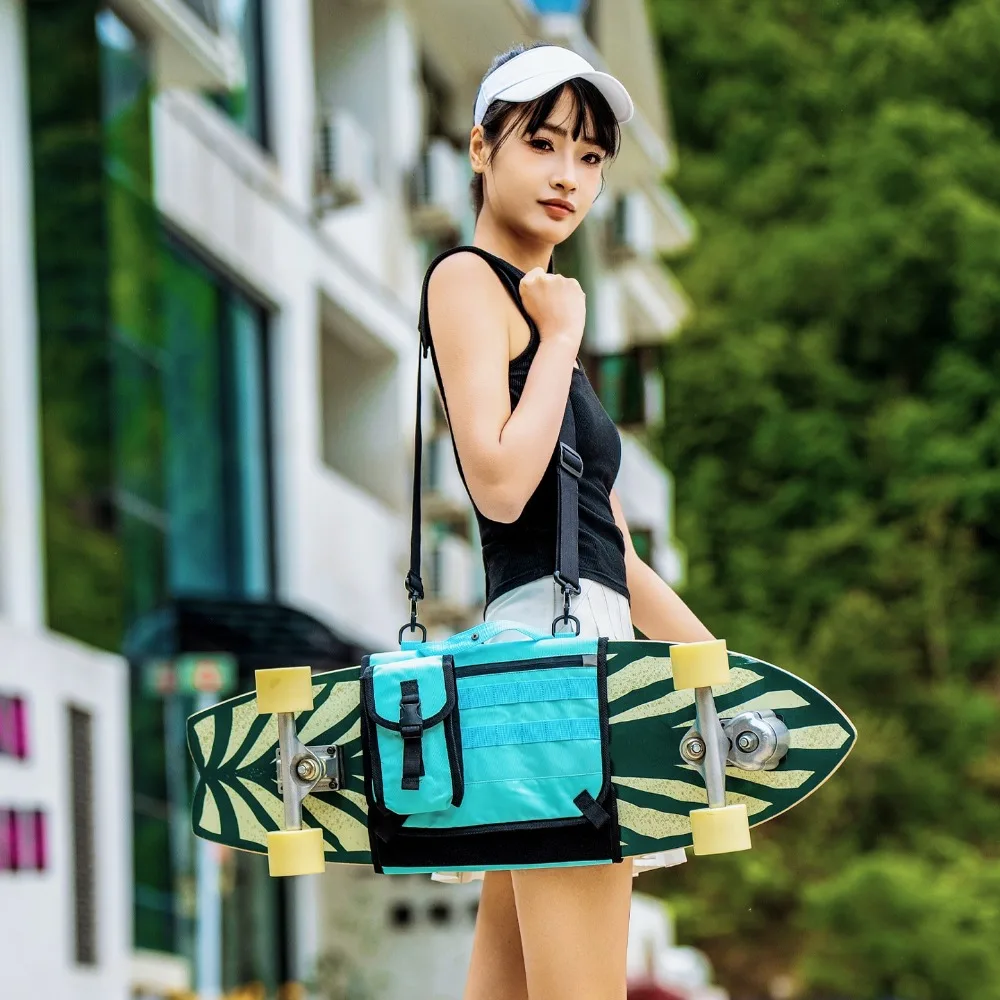 Ski Shoulder Bag Durable and Versatile Ski Bag Simple Versatile Snowboard Bag Portable Crossbody Ski Bag High-end Skateboard Bag