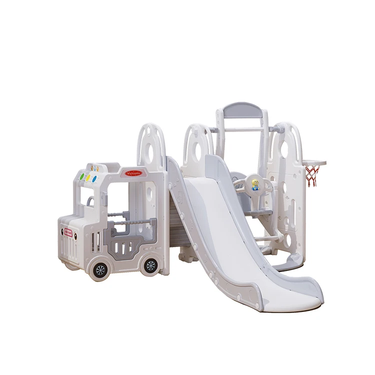 

3 in 1 Mini Toddler Kids Indoor Slide Toy Plastic Swing Set for Children