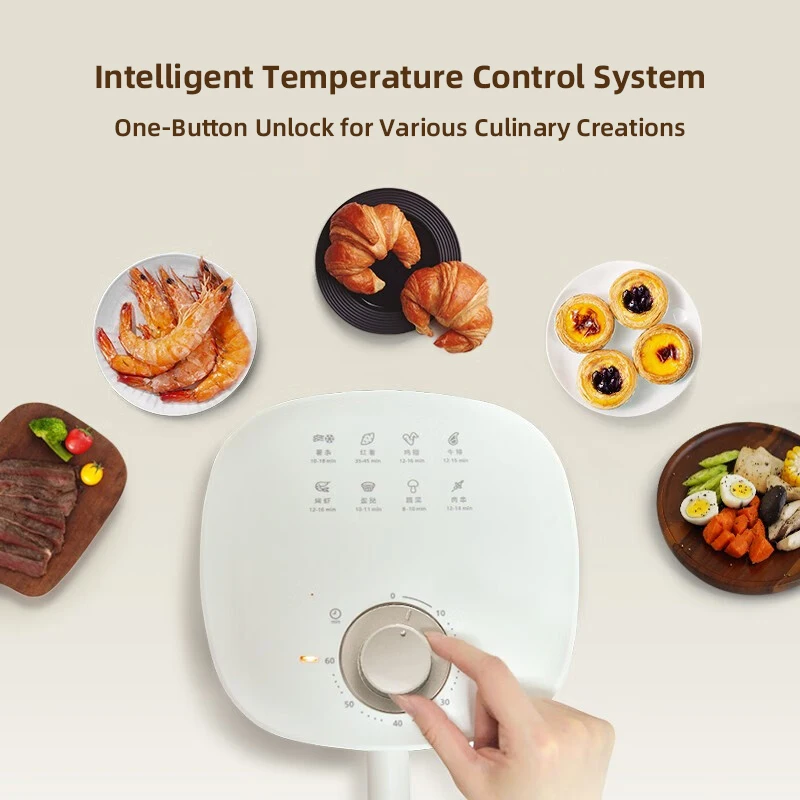 フィリップス 3.5L エアフライヤー 渦巻き式 温度調節機能付き 高品質内鍋 シリコン製滑り止めマット付き ビジュアル調理ガイド付き