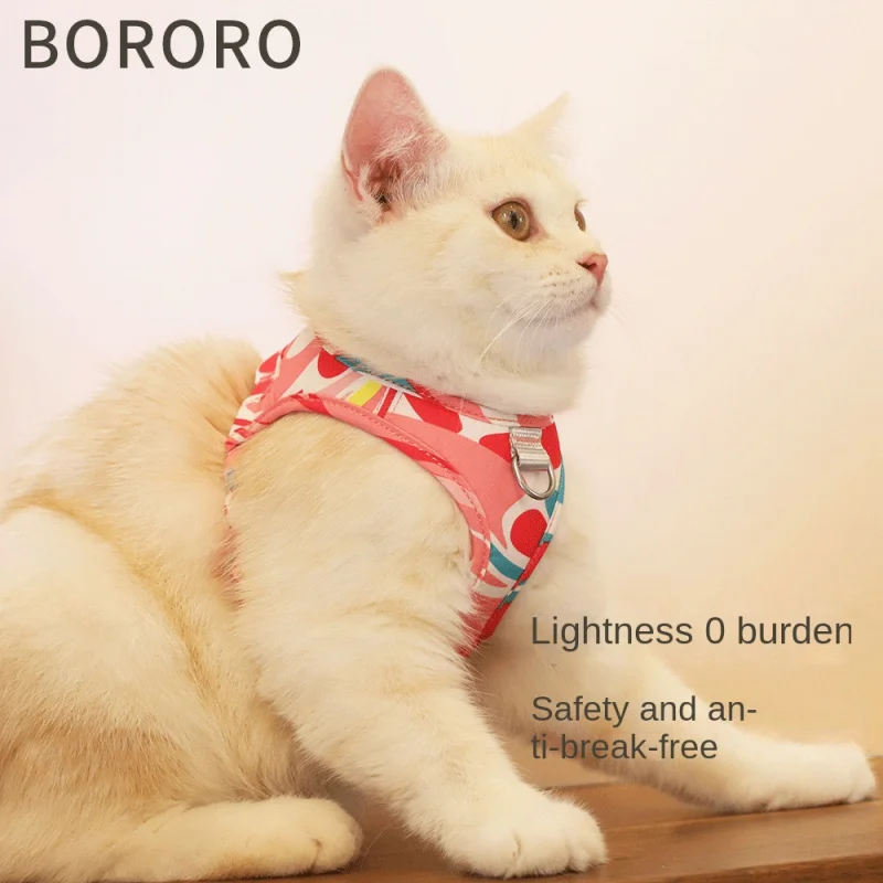 

Pulling Anti Breaking Loose Outing Chain Trendy Printed Vest Style Rope Chest Strap