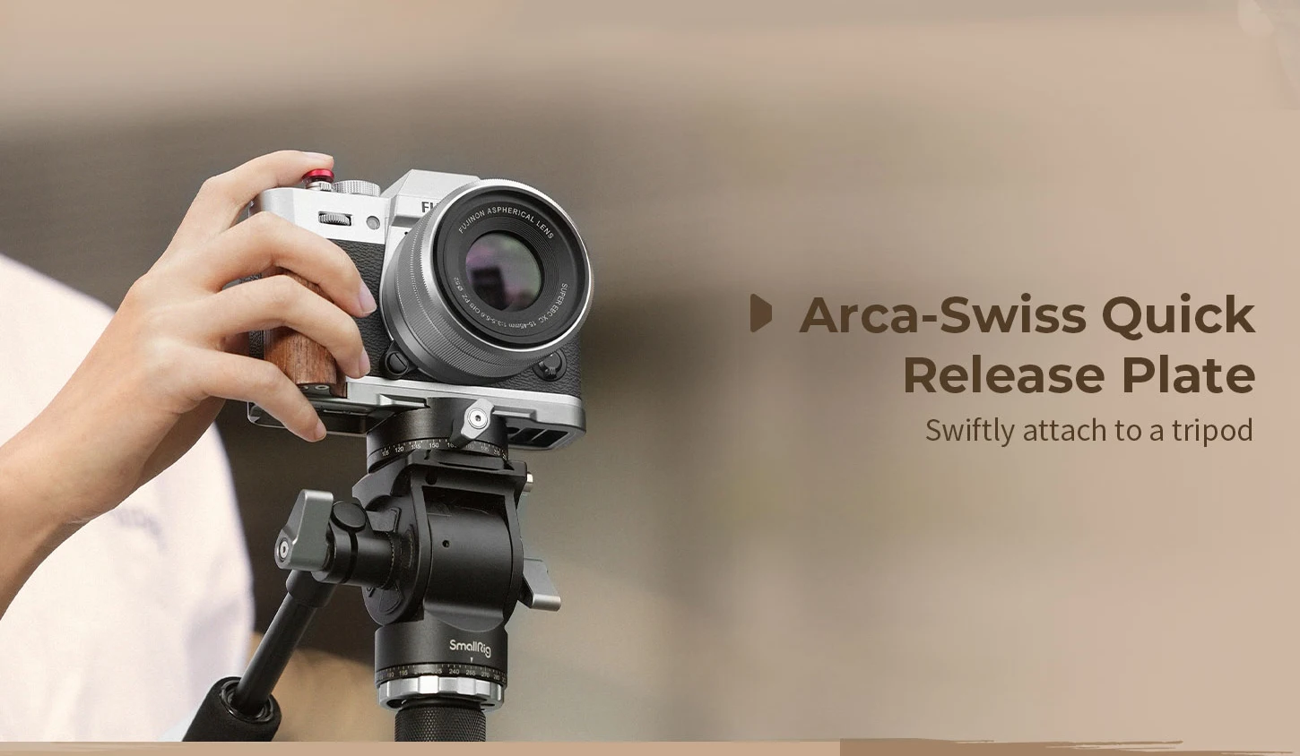 SmallRig X-T30 II L-förmige Montageplatte mit Silikongriff für FUJIFILM X-T30 / X-T30 II / X-T30 III, mit Verschlussknopfkappe 5664 – Detail 15