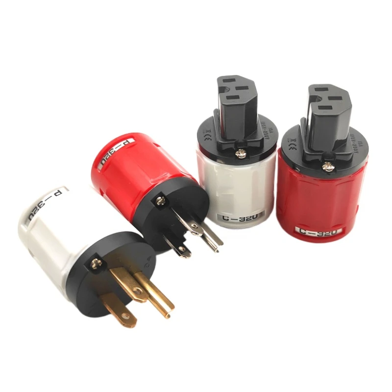 Hi-Fiオーディオアダプター,電源コード,アンプ用c13 iecコネクター,電源ケーブル