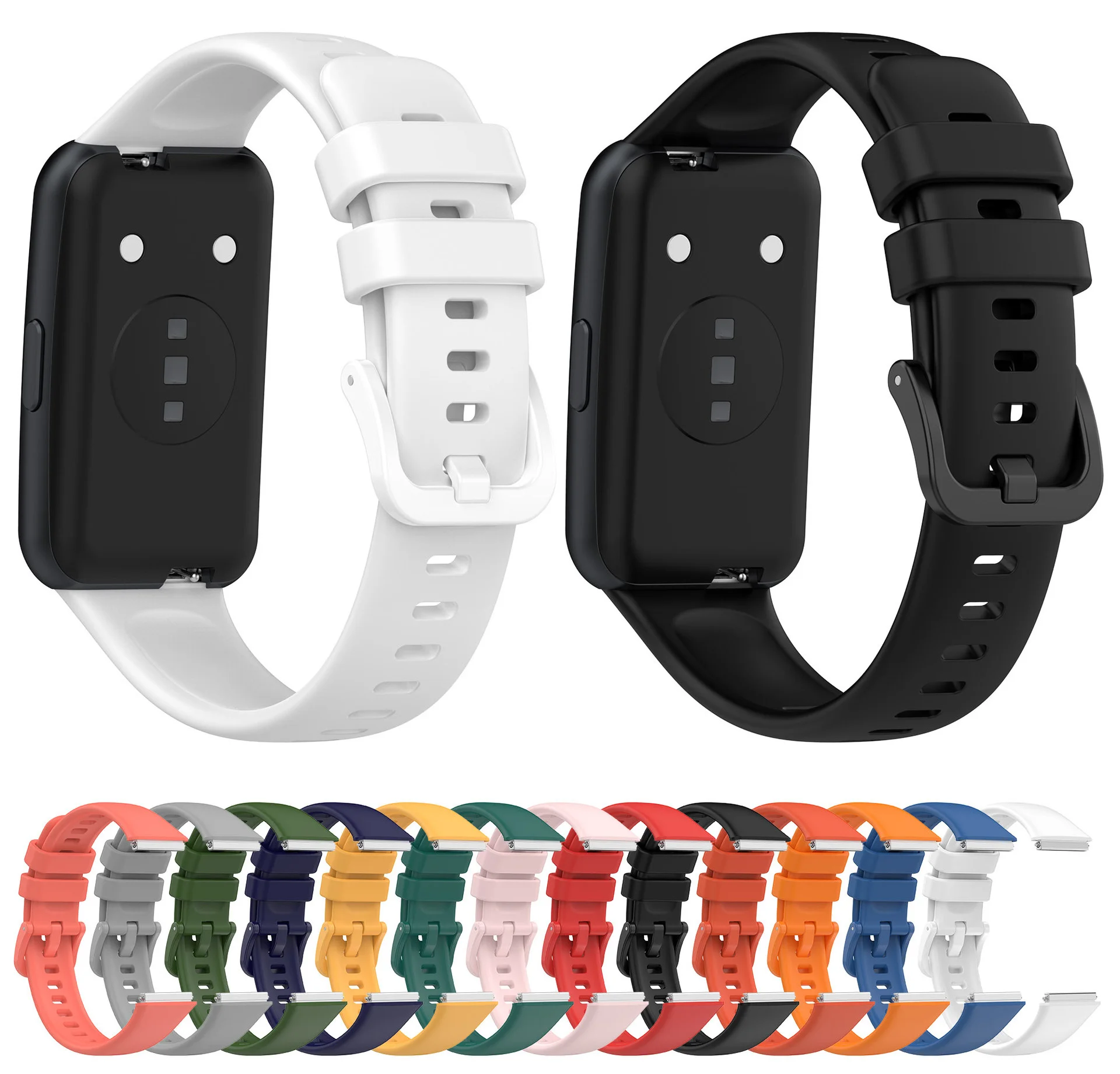 Silicone Strap For Huawei Watch Band 7 Strap Accessories Smart Replacement watchband Wristband correa bracelet for Huawei Band 7