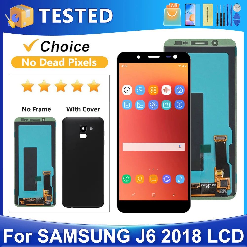 

OEM 5.6''J6 2018 For Samsung Tested For J600 J600F J600G J600L LCD Display Touch Screen Digitizer Assembly Replacement