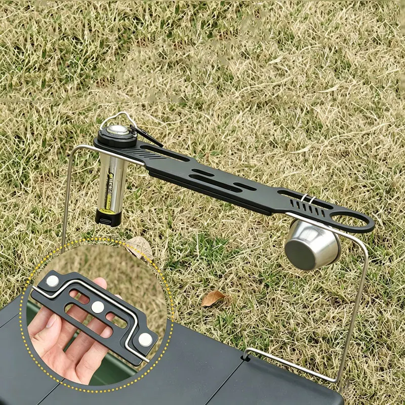 Adjustable Aluminum Light Stand for STANLEY 9.4L Lunch Box, Outdoor Camping Hanging Rack Compatible with ML4 Goalzero Lanterns view 3