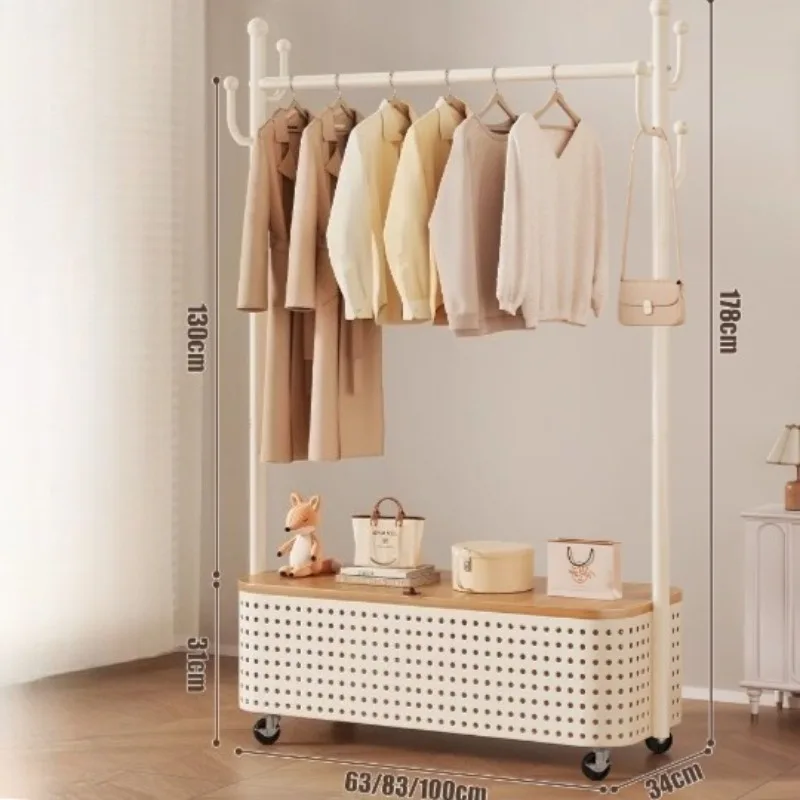Entrance Garment Clothes Rack Place Saving Minimalist Standing Clothes Rack Display Beautiful Cabideiro Home Accessories
