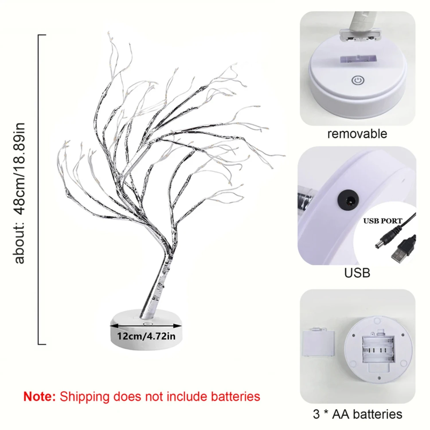 Nueva lámpara de noche LED hermosa y elegante, regalos perfectos para el día de san valentín, el día de la madre y los cumpleaños Esta lámpara de mesa de árbol,