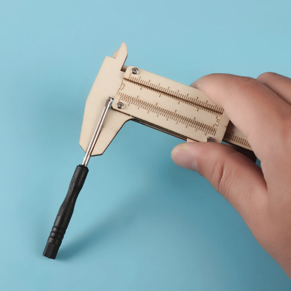 

Precision Wood Calipers Clear Markings Professional Measuring Ruler for Engineering Drawing Lightweight and Portable