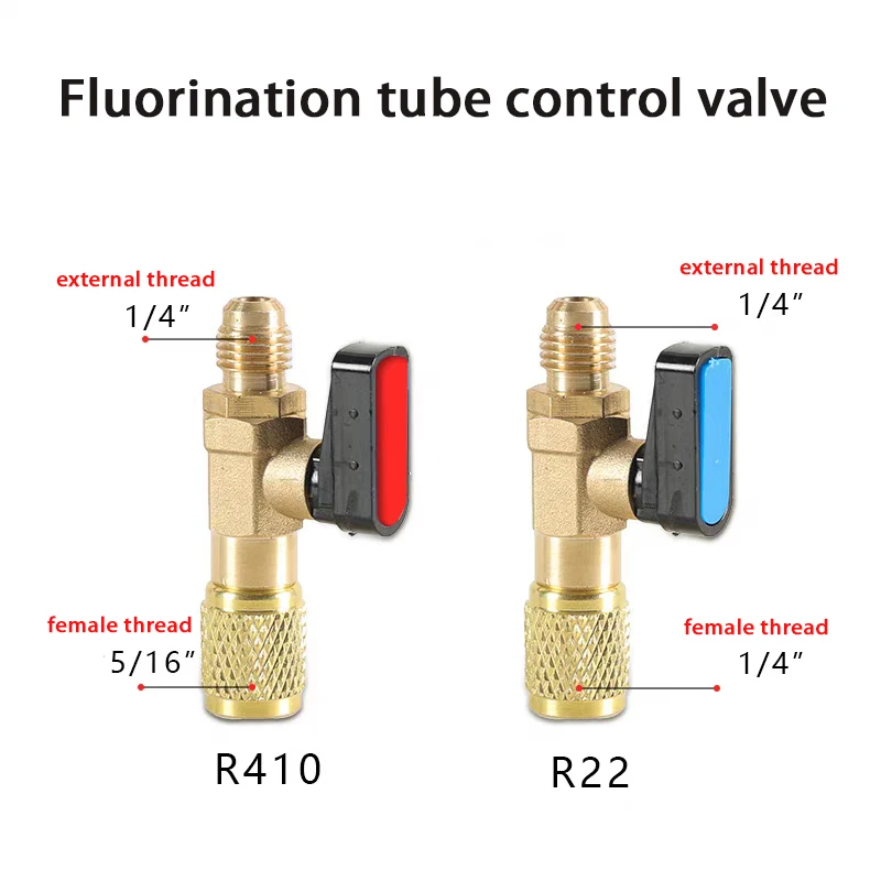 Air Conditioner Liquid And Snow Filling Ball Valve R410R22 Ball Valve Pressure Fluorine Control Anti Backflow Ball Valve