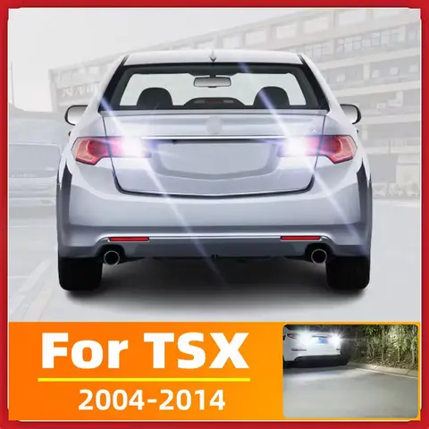 2 SZT. LED Światła Cofania Do Acura TSX Akcesoria 2004 2005 2006 2007 2008 2009 2010 2011 2012 2013 2014 Lampa Cofania
